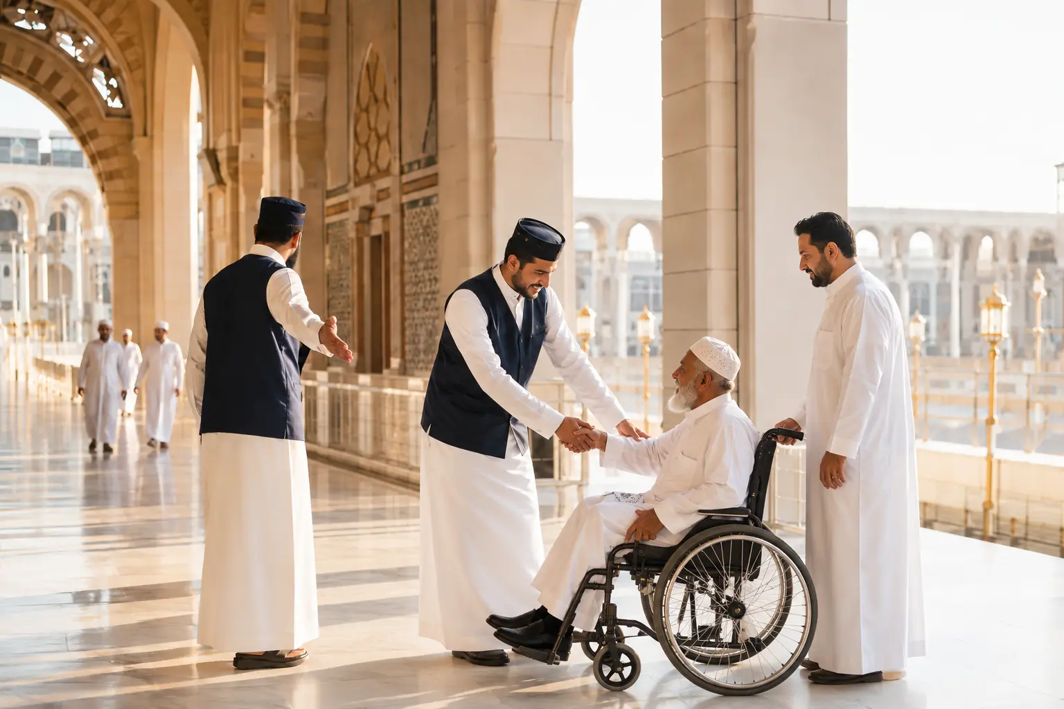 تصميم تجربة الزائر في الحرمين الشريفين
